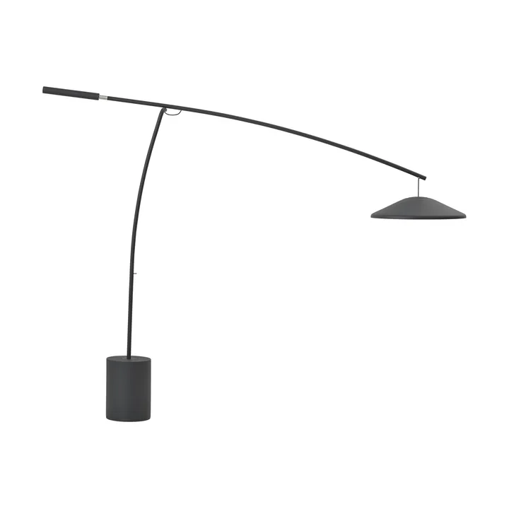 Contra επιδαπέδια λάμπα - Anthracite black-concrete, 188 εκ. - Muuto