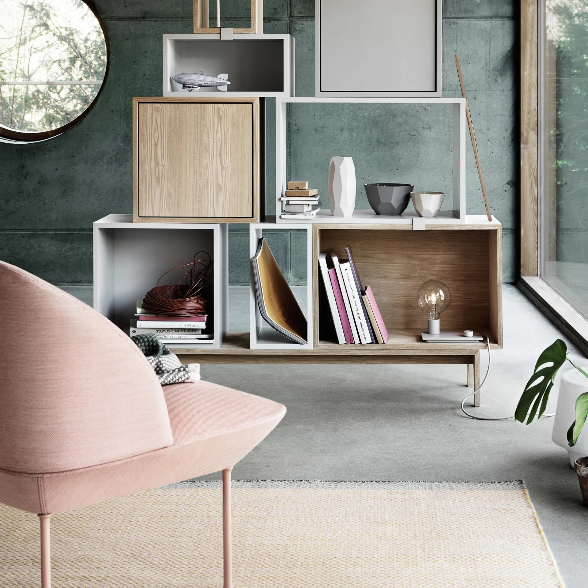 Control επιτραπέζιο φωτιστικό, γκρι Muuto