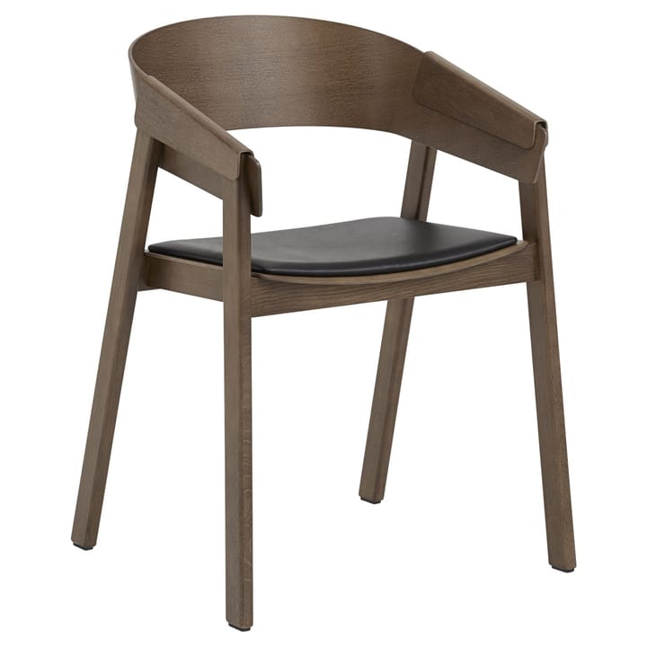 Cover Πολυθρόνα δερμάτινο κάθισμά - Βελτιώστε δερμάτινο μαύρο-καφέ - Muuto