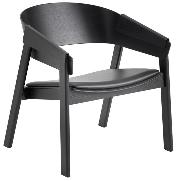 Cover δερμάτινη πολυθρόνα σαλονιού - Refine leather black-Black - Muuto