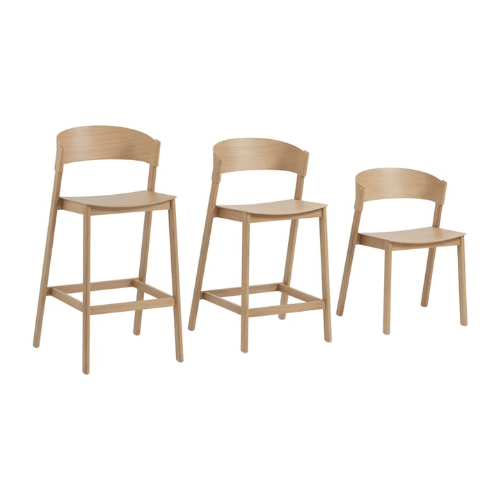 Cover σκαμπό μπαρ, Δρυς Muuto