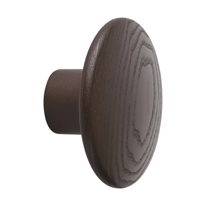 Dots Wood κρεμάστρα, Brown red, Ø6,5 εκ. Muuto