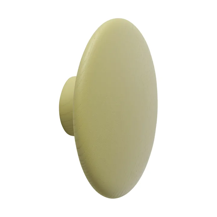 Dots Wood κρεμάστρα - Light olive, Ø13 εκ. - Muuto