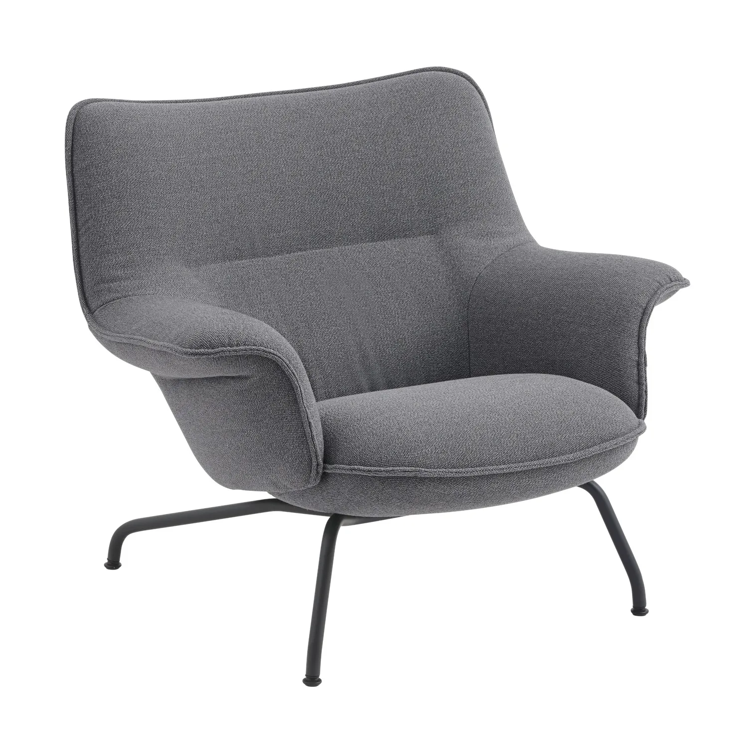 Πολυθρόνα Doze χαμηλή, Ocean 80-anthracite black Muuto