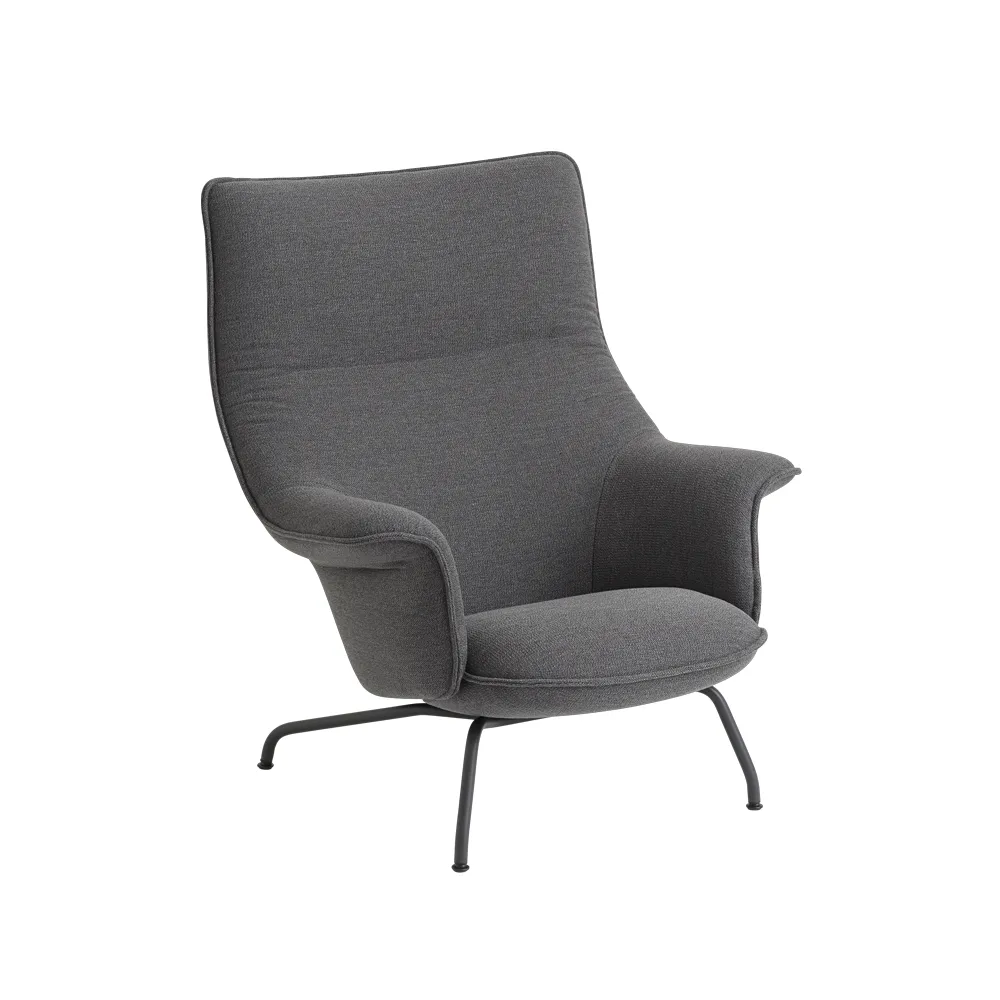 Πολυθρόνα Doze, Ocean 80-Anthracite black Muuto