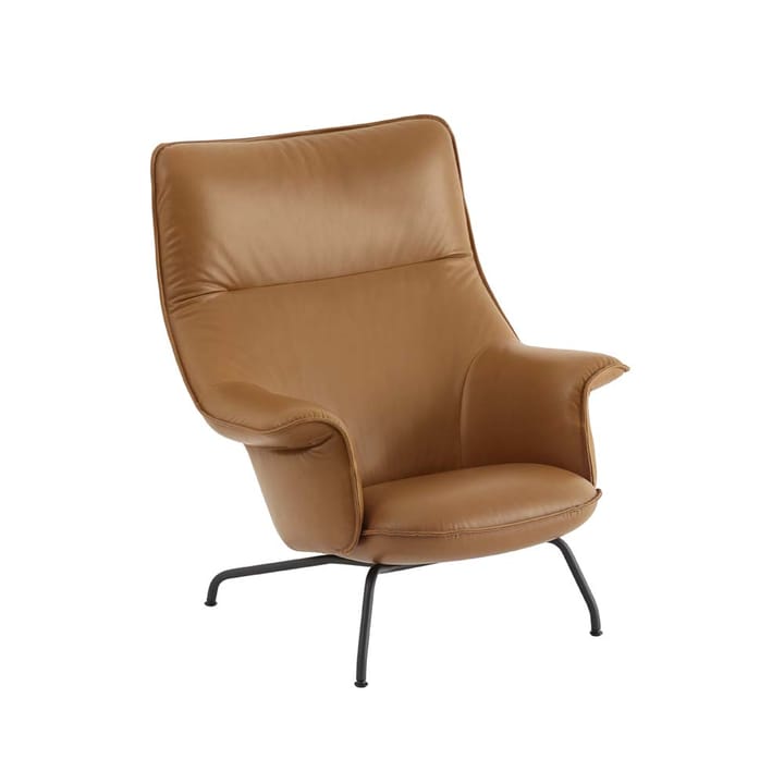 Πολυθρόνα Doze - Refine leather cognac-Black - Muuto