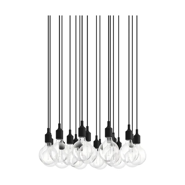 E27 Pendant Cluster 18 κρεμαστό φωτιστικό - Black - Muuto