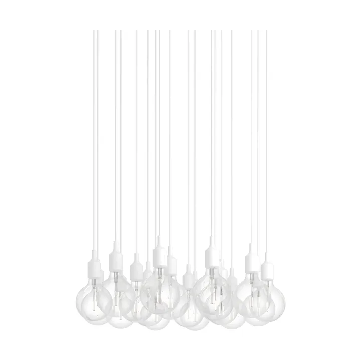 E27 Pendant Cluster 18 κρεμαστό φωτιστικό - Λευκό - Muuto