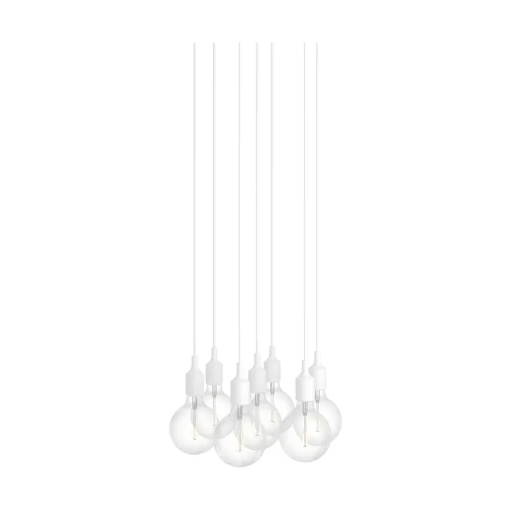 E27 Pendant Cluster 7 κρεμαστό φωτιστικό - Λευκό - Muuto