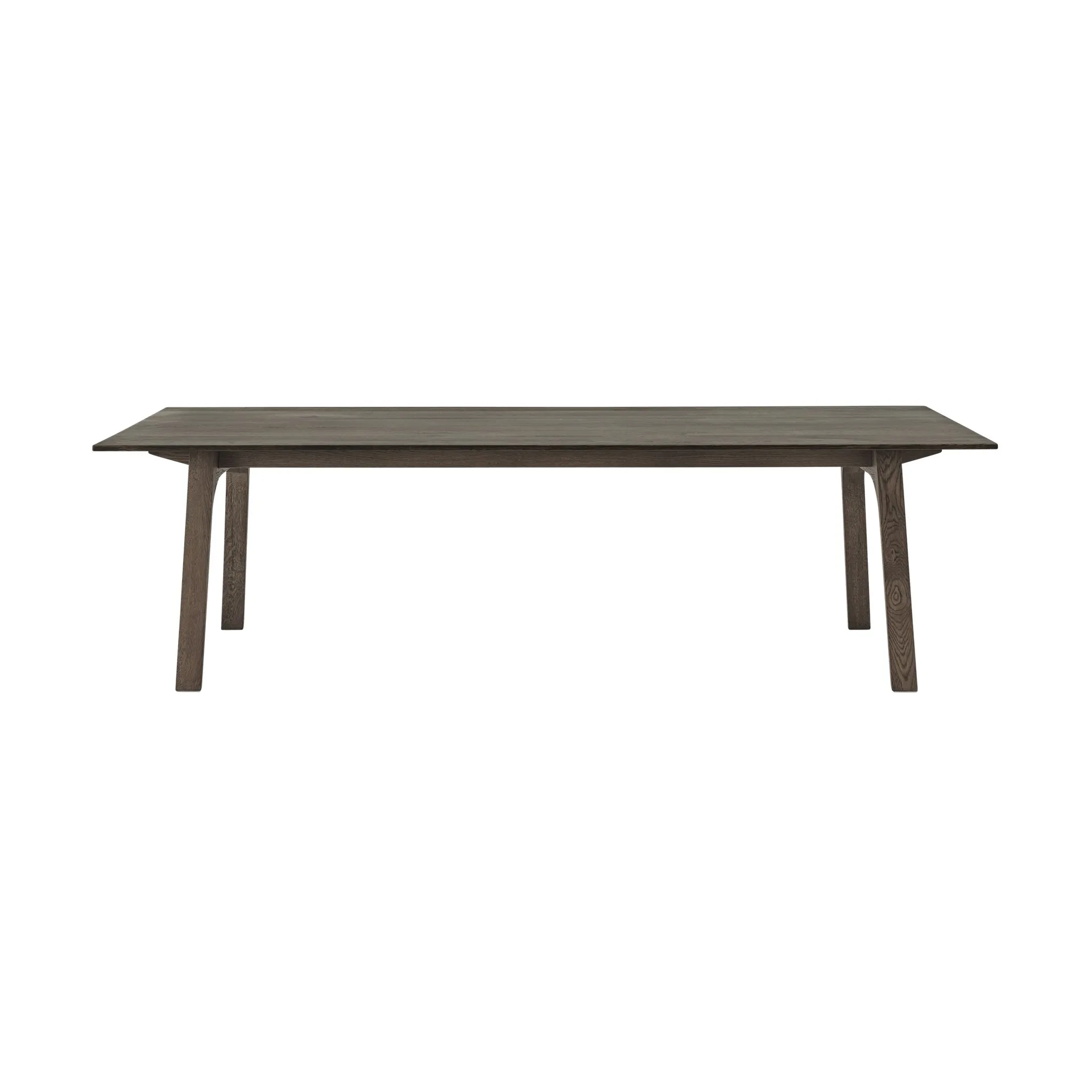 Επεκτεινόμενη τραπεζαρία Earnest 260x100 cm, Dark oiled oak Muuto