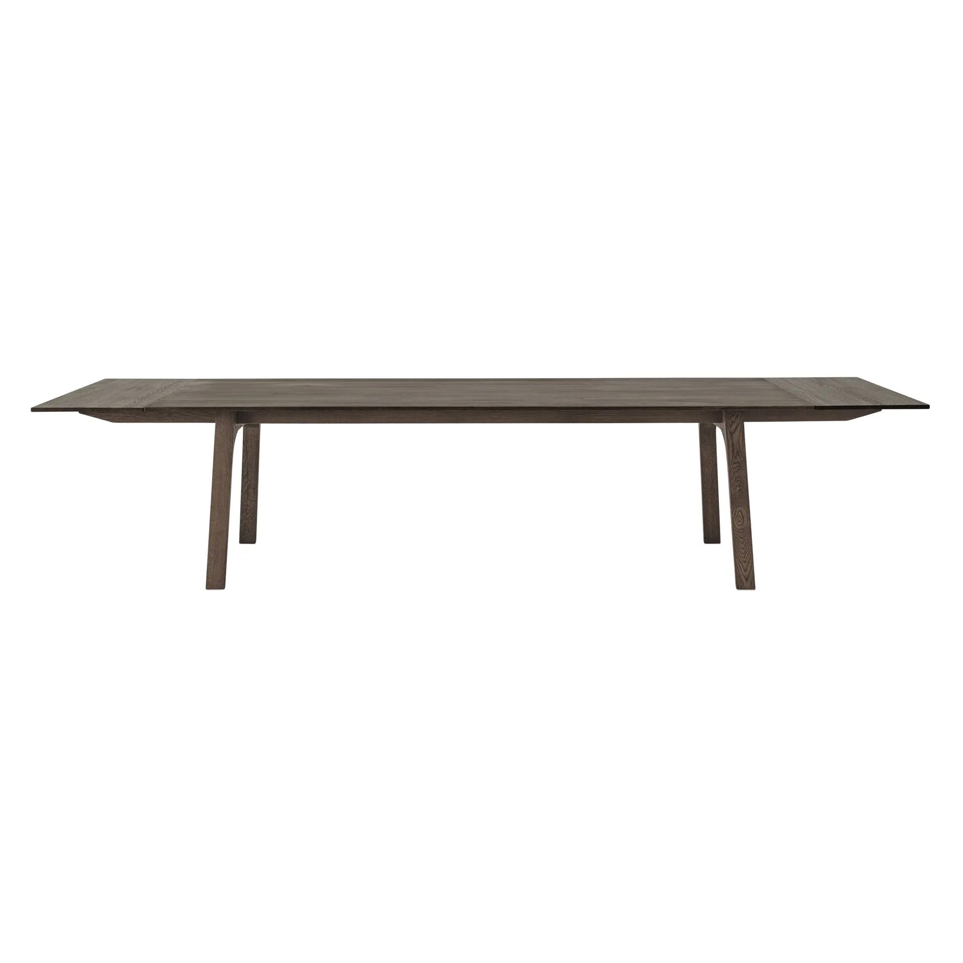Επεκτεινόμενη τραπεζαρία Earnest 260x100 cm, Dark oiled oak Muuto