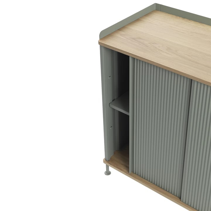 Enfold μπουφέ χαμηλό 125x45x63 cm, Oak-Dusty green Muuto