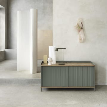 Enfold μπουφέ χαμηλό 125x45x63 cm - Oak-Dusty green - Muuto