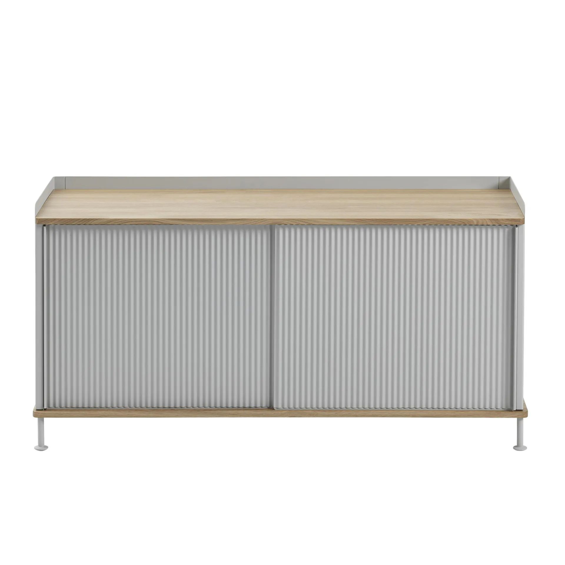 Enfold μπουφέ χαμηλό 125x45x63 cm, Oak-Grey Muuto