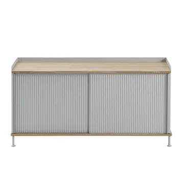 Enfold μπουφέ χαμηλό 125x45x63 cm - Oak-Grey - Muuto