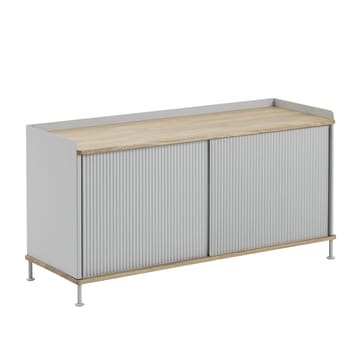 Enfold μπουφέ χαμηλό 125x45x63 cm - Oak-Grey - Muuto