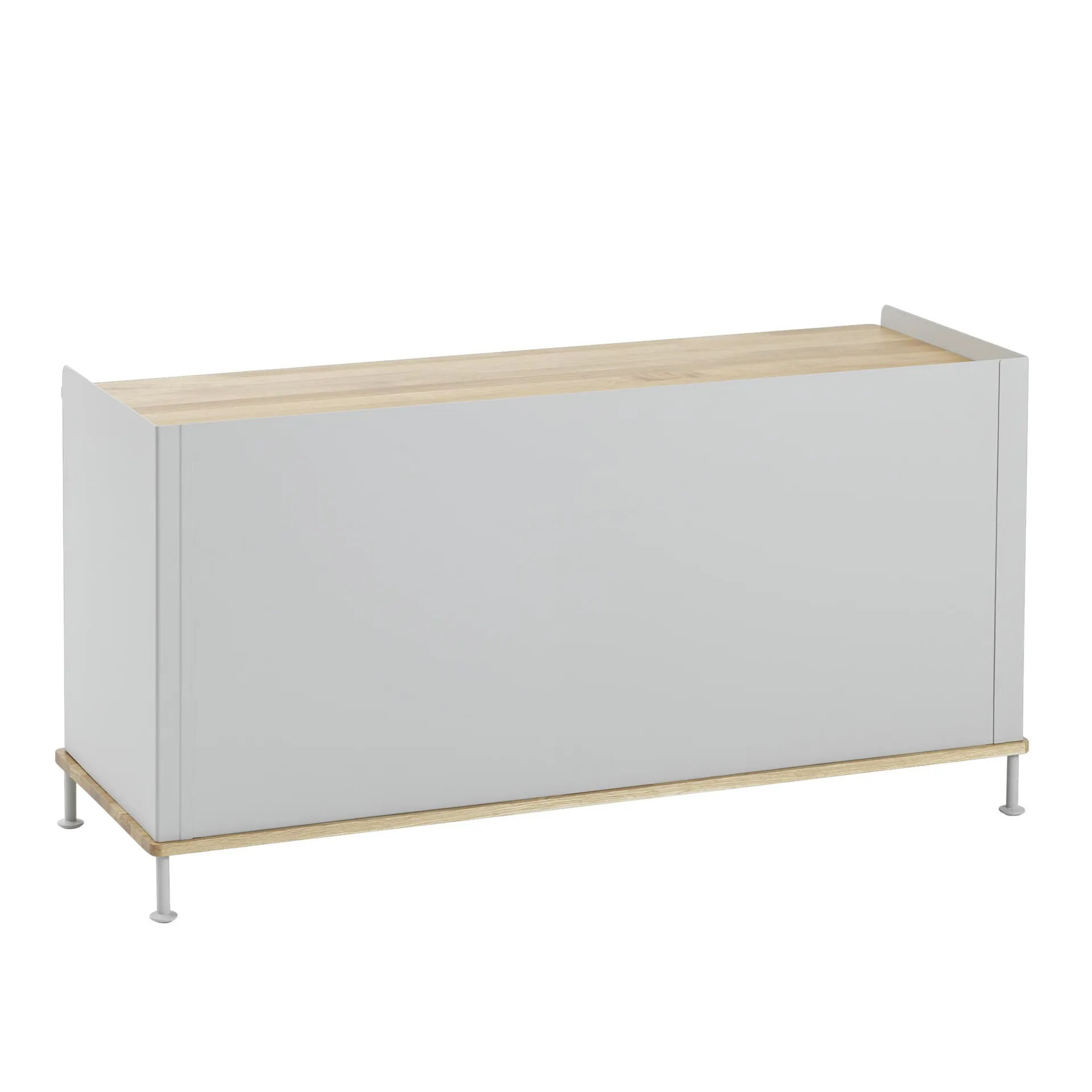 Enfold μπουφέ χαμηλό 125x45x63 cm, Oak-Grey Muuto