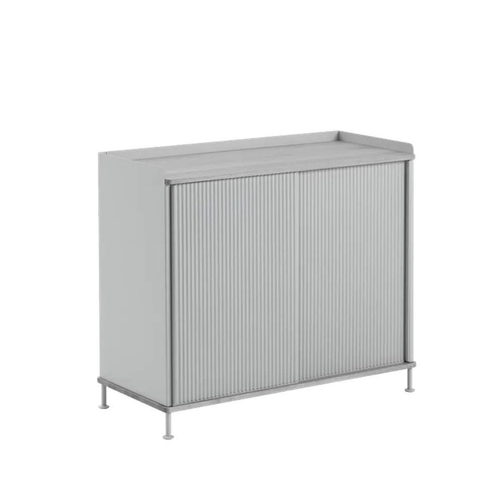 Ψηλός Μπουφές Μπουφές Enfold Tall Side, Grey-metal Muuto