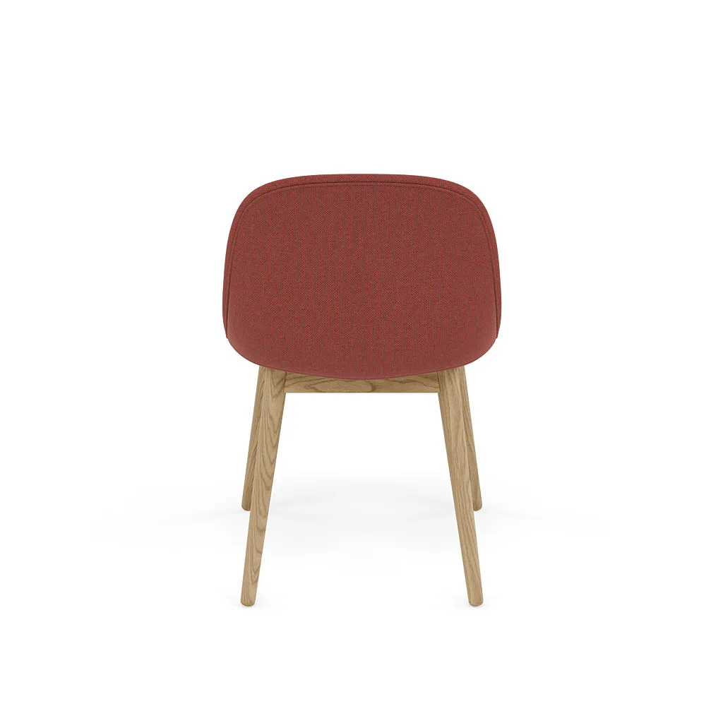 Fiber Side καρέκλα εμ ξύλινα πόδια, Re-wool 558-oak Muuto