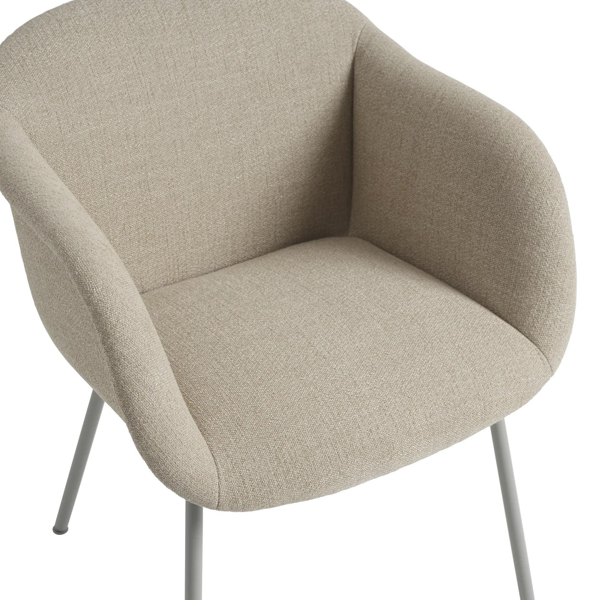 Πολυθρόνα Fiber Soft tube base, Ecriture 240/Grey Muuto