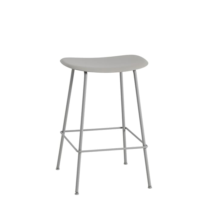 Fiber Tube καρέκλα 65 cm - Grey-Grey - Muuto
