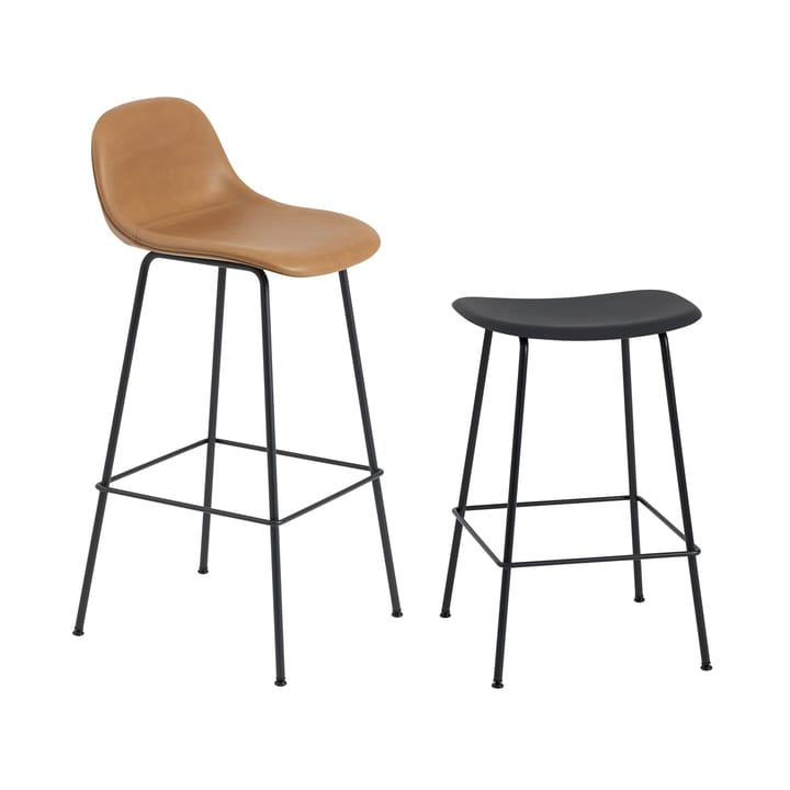 Fiber Tube καρέκλα 65 cm, Μαύρο Muuto