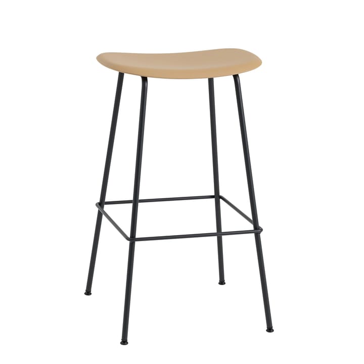 Fiber Tube καρέκλα 75 Cm - Ochre-Black - Muuto