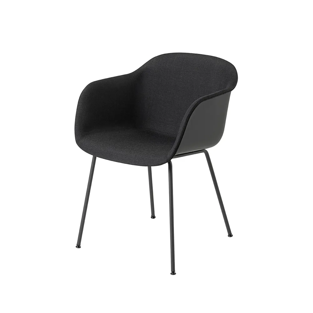 Καρέκλα Fiber tube base, Remix 183-black Muuto