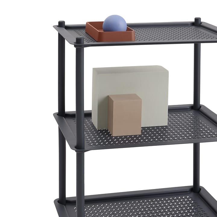 Flow 3-layer τρόλεϊ 90 cm, Μπλε-γκρι Muuto