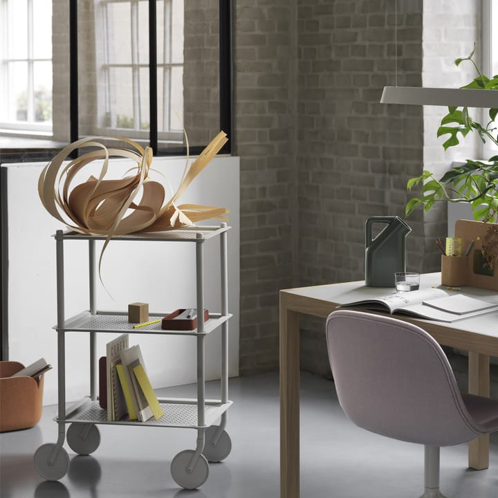 Flow 3-layer τρόλεϊ 90 cm, Γκρι Muuto