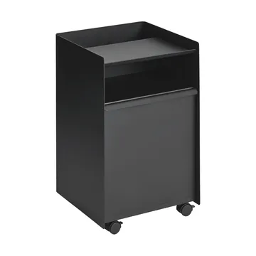 Folded Trolley ρολό βαγόνι με συρτάρι - Black - Muuto
