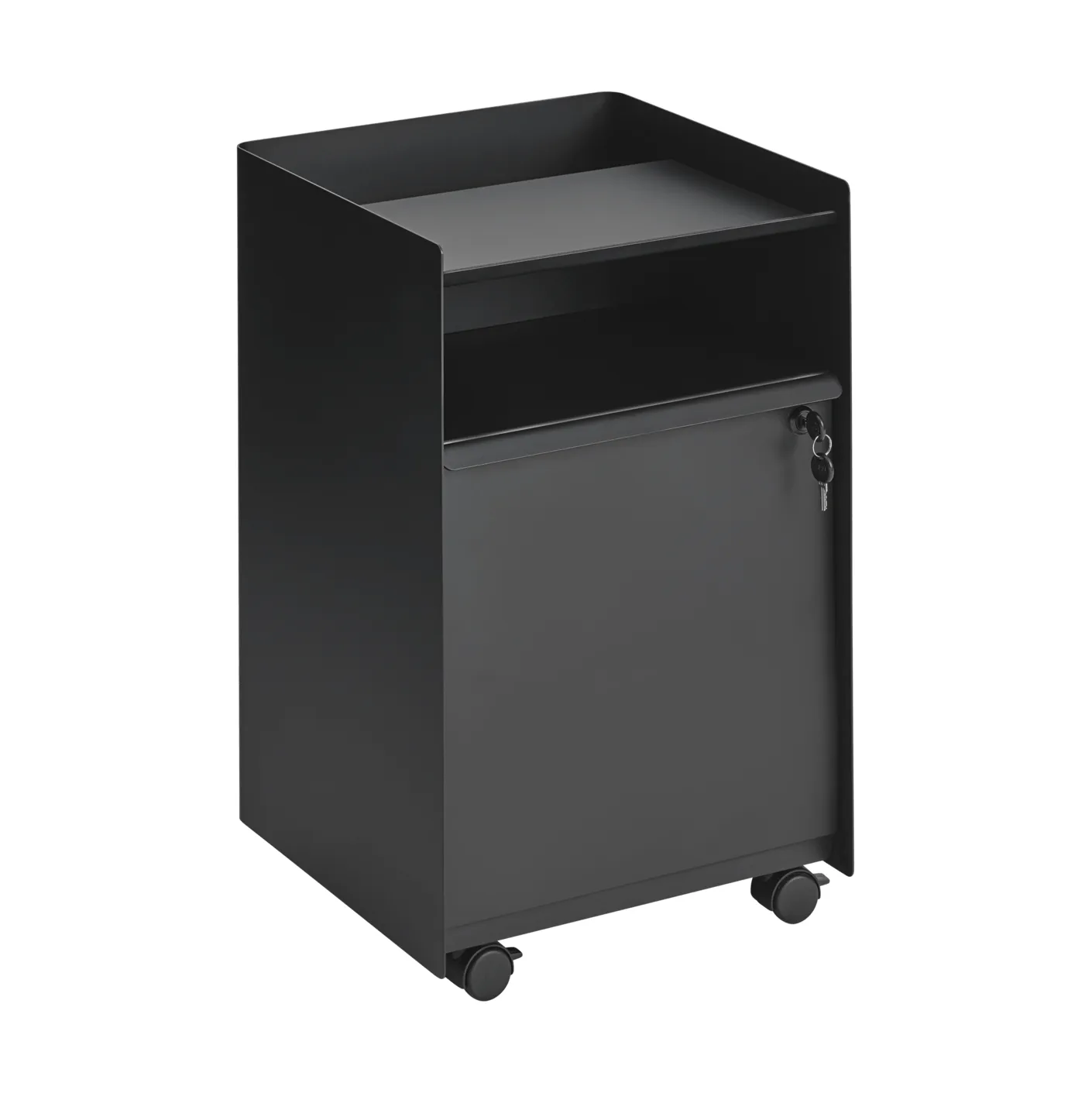 Folded Trolley τρόλεϊ με ντουλάπι, Black Muuto