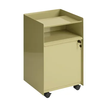 Folded Trolley τρόλεϊ με ντουλάπι - Dark beige green - Muuto