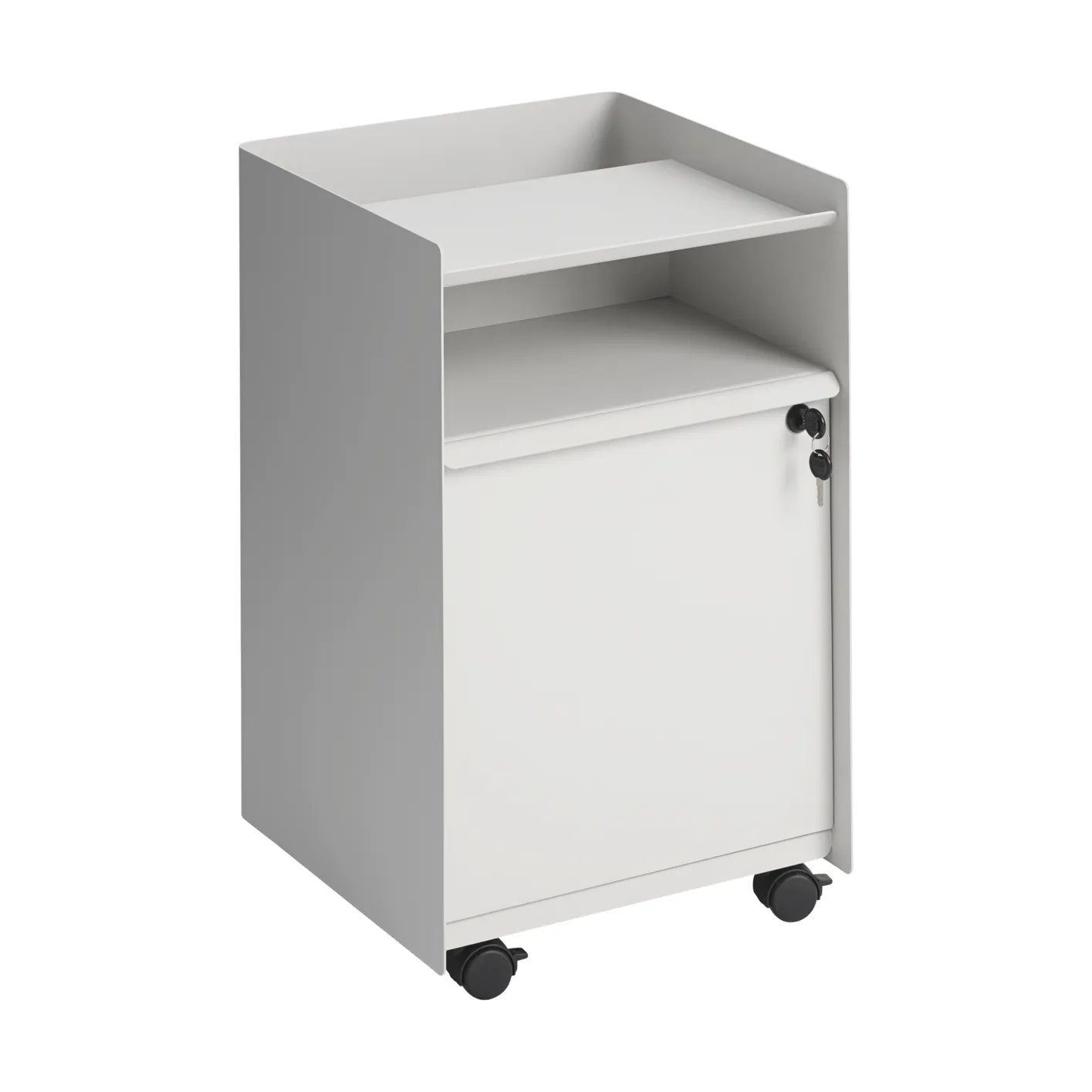Folded Trolley τρόλεϊ με ντουλάπι, Grey Muuto