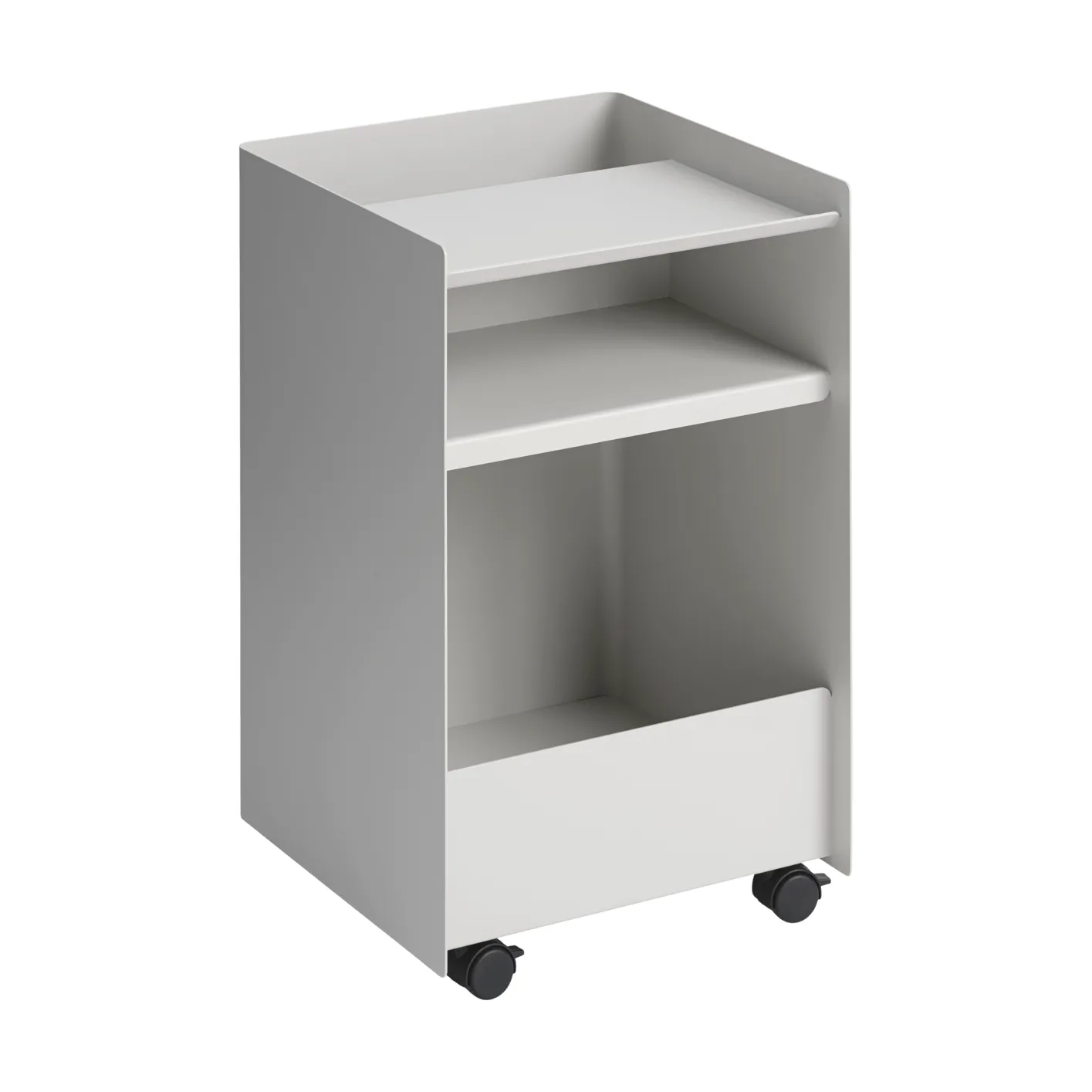 Folded Trolley rullvagn ανοιχτή, Γκρι 37,4x61,5x37,2 εκ. Muuto