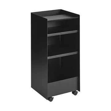 Folded Trolley rullvagn ανοιχτή - Black, 37,4x38,7x37,2 εκ. - Muuto