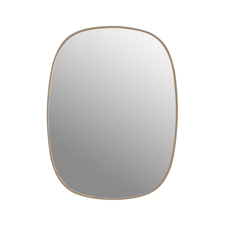 Framed καθρέφτης μικρός - Τριανταφυλλί-διαφανές - Muuto