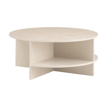 Halves τραπεζάκι σαλονιού - Light taupe-terrazzo - Muuto