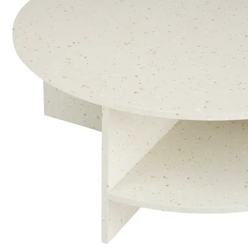 Halves τραπεζάκι σαλονιού - Off white-terrazzo - Muuto