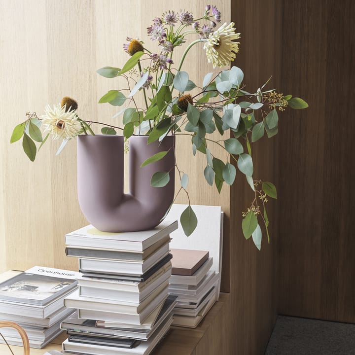 Kink βάζο 26 cm, Dusty lilac Muuto
