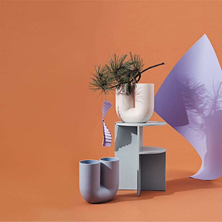 Kink βάζο 26 cm, Dusty lilac Muuto