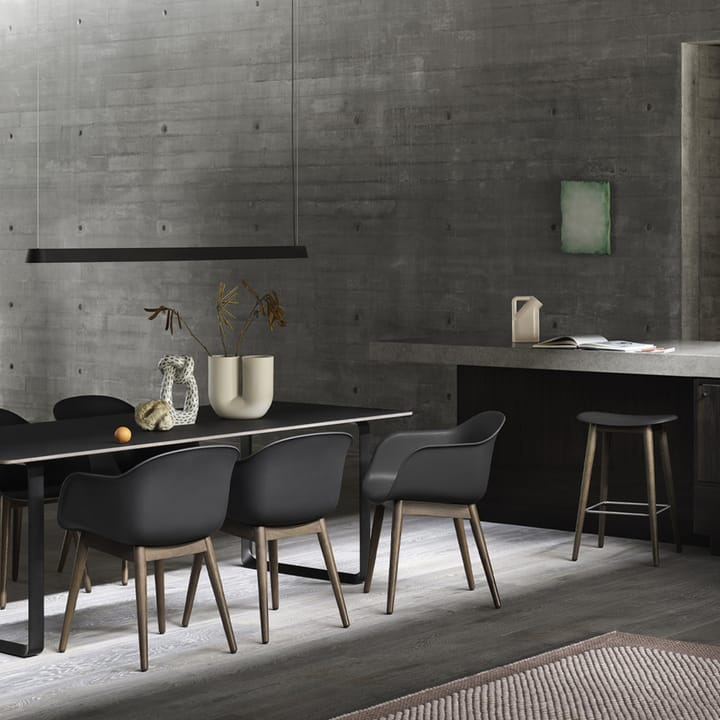 Linear κρεμαστό φωτιστικό, μαύρο, 87,2 cm Muuto