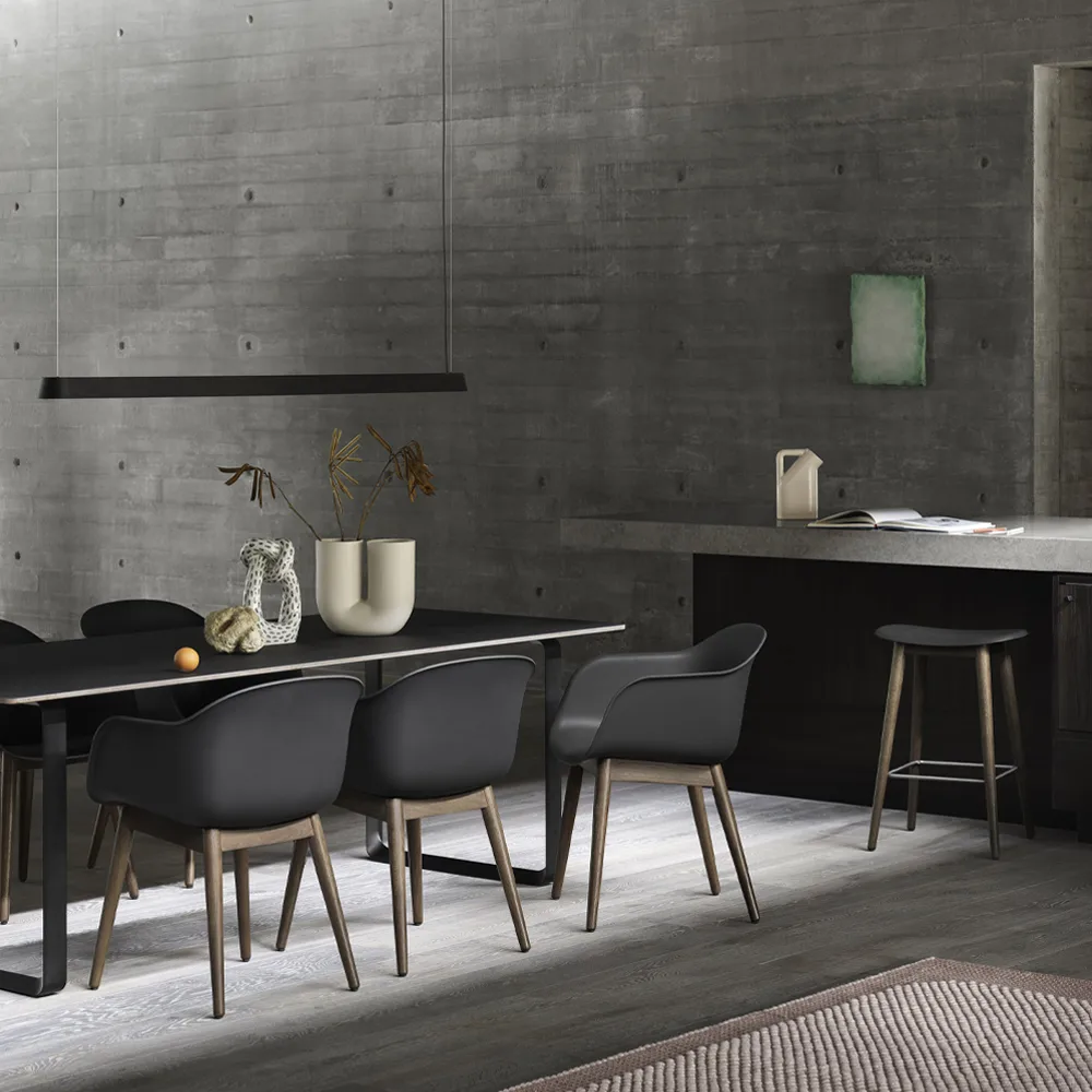 Linear κρεμαστό φωτιστικό, Grey, 169,2 cm Muuto