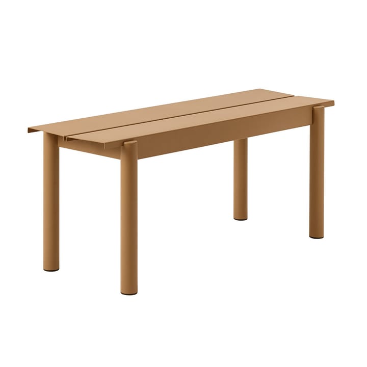 Linear steel παγκάκι 110 cm - Burnt orange - Muuto