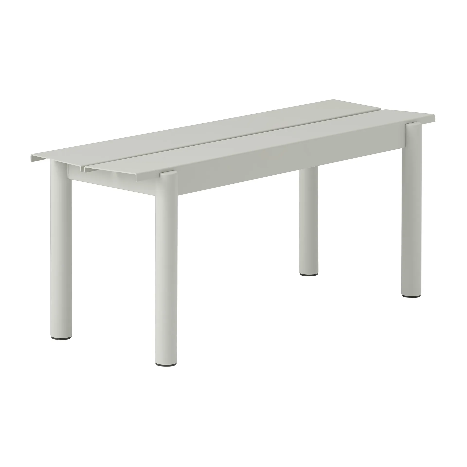 Linear steel παγκάκι 110 cm, Grey (RAL 7044) Muuto