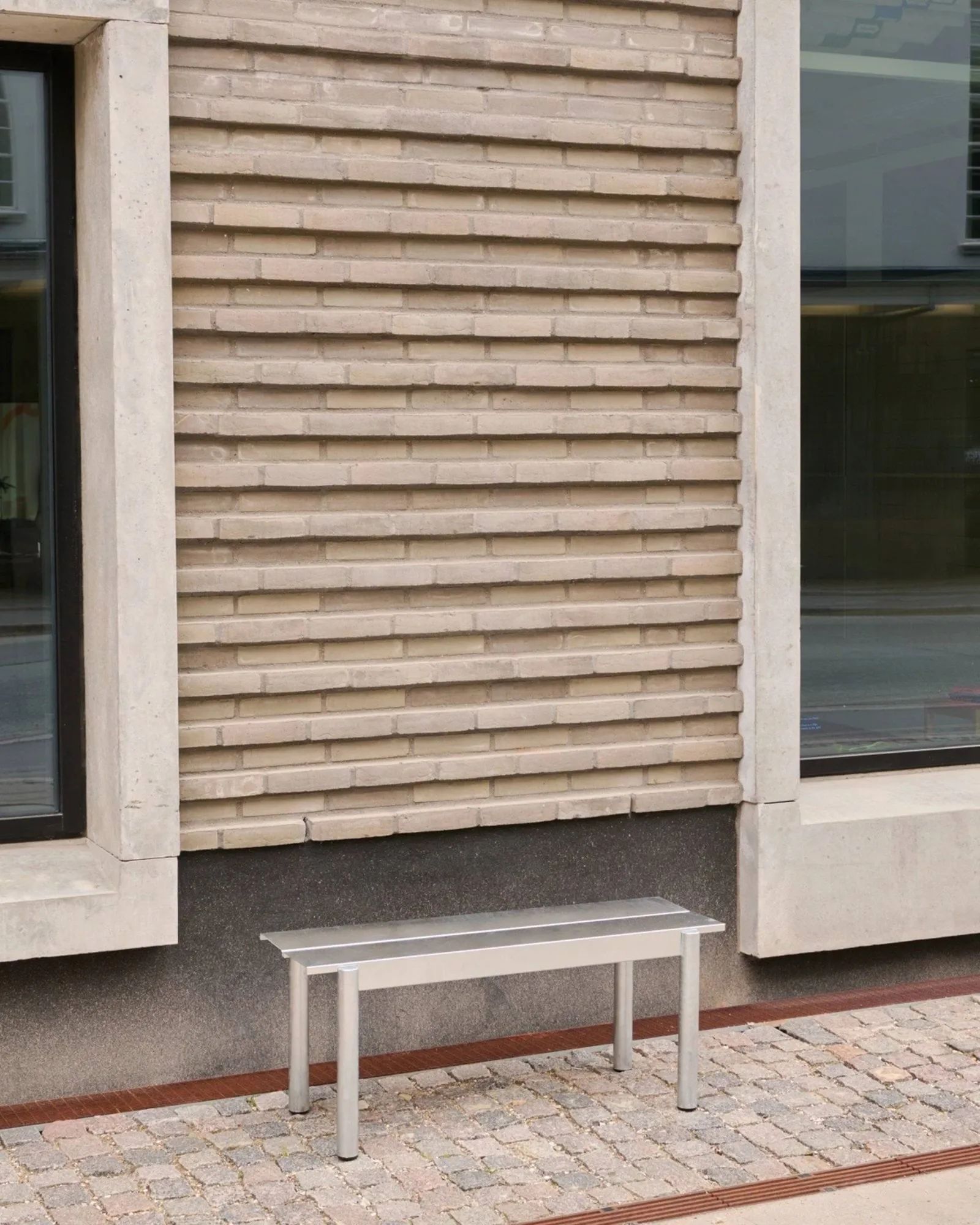 Linear steel παγκάκι 110 cm, Warm galvanized steel Muuto