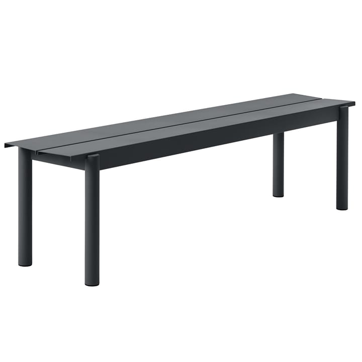 Linear steel παγκάκι 170 cm - Black - Muuto