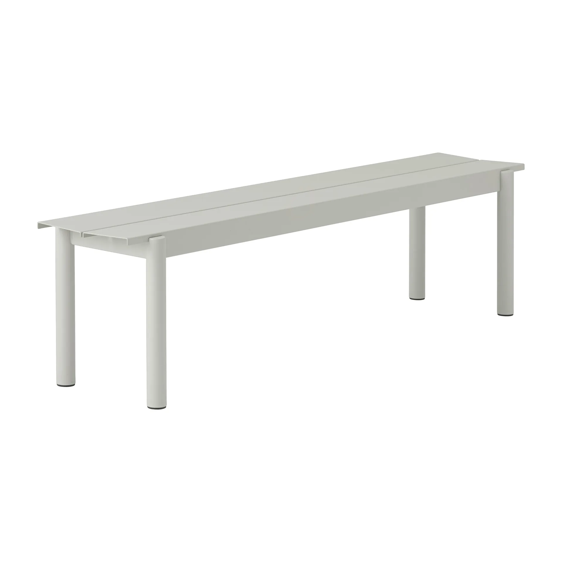 Linear steel παγκάκι 170 cm, Grey (RAL 7044) Muuto