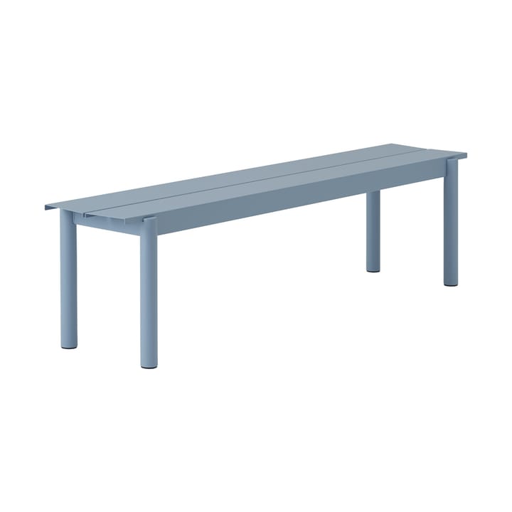 Linear steel παγκάκι 170 cm - Pale blue - Muuto