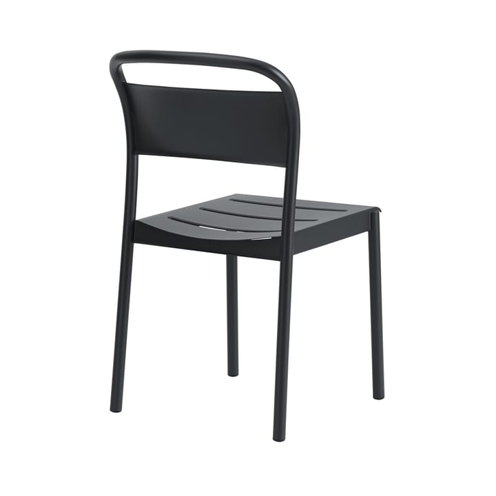 Linear steel βοηθητική καρέκλα, Black Muuto